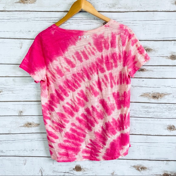Pink | Pink tie dye tshirt - Picture 5 of 6